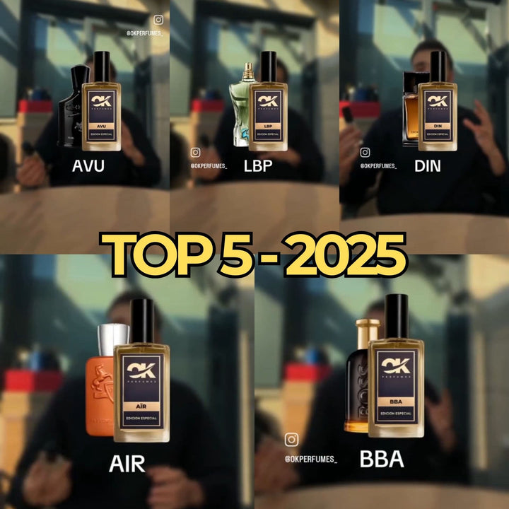 PACK TOP 5 2025 | Selección Definitiva Hombre - 5x30ml