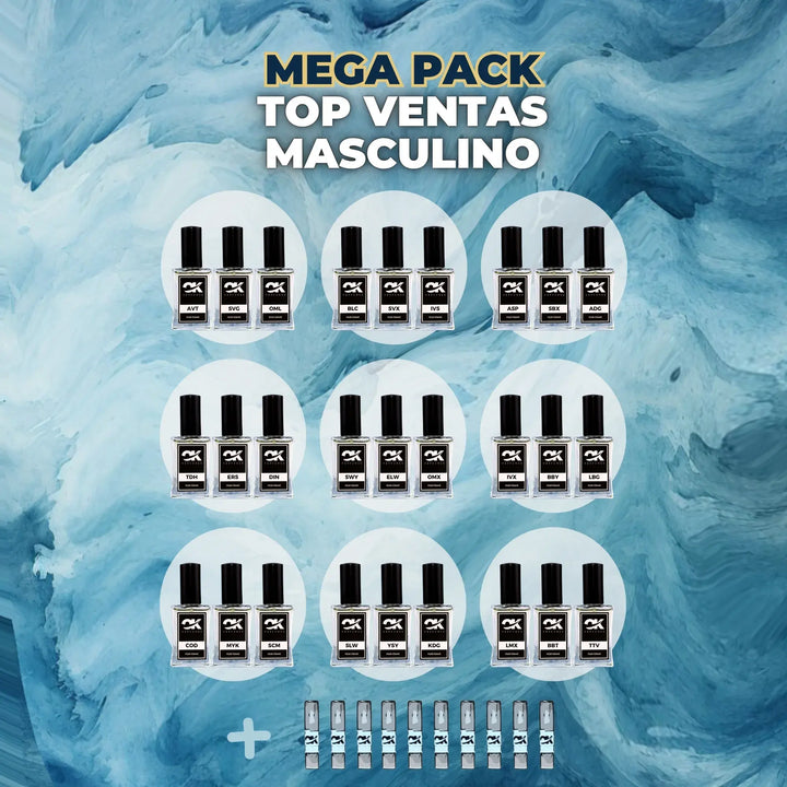 Mega Pack Mais Vendidos - Homem 